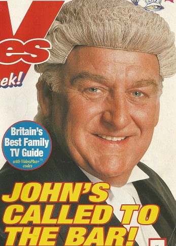 TV Times (British TV Guide) John Thaw Interview: Kavanagh&nbsp;QC.